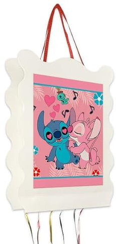 Piñata Stitch y Angel 30x40cm