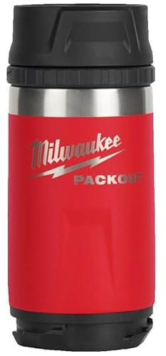 milwaukee 4932498977 Red PACKOUT 355ml Insulated Bottle With Sip Lid