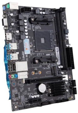 JGHFReW La Carte mère AM4 Compatible avec Les processeurs Ryzen Prend en Charge Les Options de RAM DDR4 Double Canal M.2 NVME