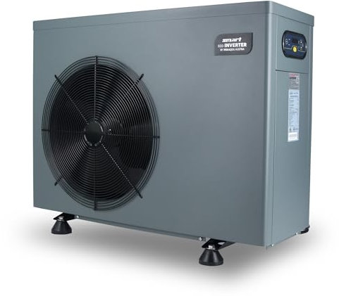Wärmepumpe Smart Inverter ECO 7,0 kW, bis 30 m³ Pool Heizung Schwimmbecken Wassererwärmung Titan Wärmetauscher steckerfertig