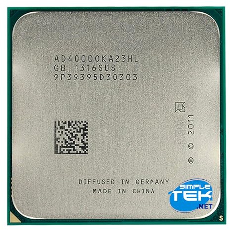 SIMPLETEK - Processore desktop dual-core 3,0 GHz Socket FM2 65 W TDP con grafica integrata HD e supporto memoria DDR3 (Ricondizionato)
