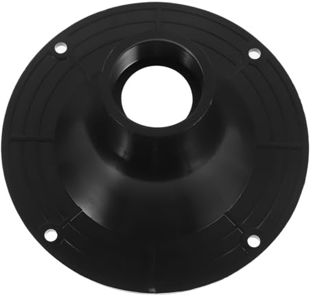 Innengewinde Hornadapter 127mm Rund Schwarzer Kunststoff | Bühne und High End Auftritte, Leicht und Tragbar, Universelles Lautsprecherzubehör