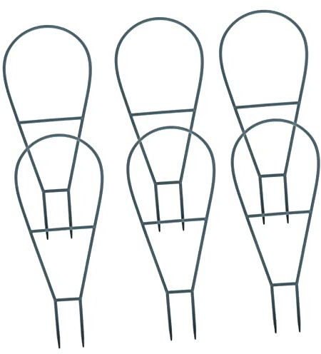 6 Stück Teiliges Pflanzenstützsystem Stabiler Rankhilfe für Topfpflanzen für Kletterpflanzen im Garten Wiederverwendbar Bedienen