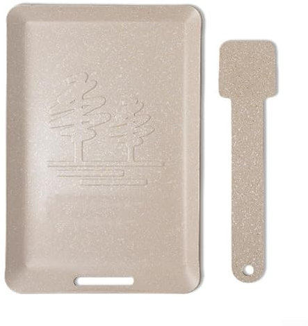 Bistecchiera per barbecue in ghisa a doppio uso, con manici, padella a coste, antiaderente, per campeggio, picnic, 13,2 x 19,7 cm (metri bianco)