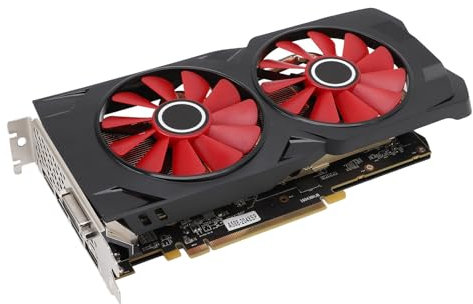 VBESTLIFE RX 580 Graphics Card, 2048SP, 8GB GDDR5 256Bit PC Gaming Video Card with DPx3, HDMI, DVI Ports, PCI Express 3.0 X16, 2 Cooling Fans