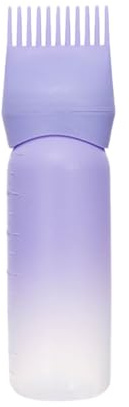 Oil Applicator Comb - Reusable Hair Oil Brush Bottle, Scalp Comb Tool | 6oz Graduated Shampoo Applicator for Hair , Hair