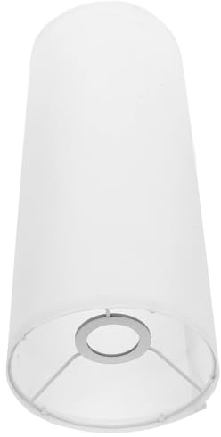 BESPORTBLE Pantalla de Lámpara Cilíndrica Larga de Tela Minimalista Diseño Elegante y Resistente Compatible con Lámparas para Sala Oficina y Dormitorio