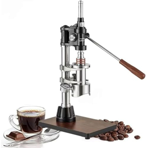 Handhebel-Espressomaschine, tragbare Kaffeemaschine mit 100 ml Wasserkammer, abnehmbares Design für Zuhause, Camping, Reisen, Outdoor