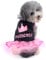 Ranphy Small Dog Cat Skirt Chihuahua Clothes for Girls Crown Princess Dress Puppy Shirt Summer Clothing,Pink and White S