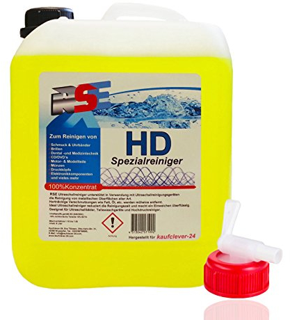 RSE Profi Ultraschallreiniger Konzentrat Teilewaschreiniger 5 Liter + Auslaufhahn