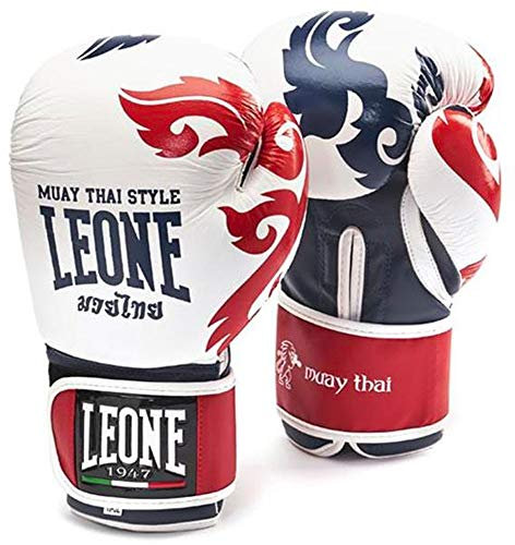 LEONE 1947 GN031 Boxhandschuhe, Unisex – Erwachsene,Weiß, 14OZ