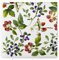 Sovie HOME Serviette Else, aus Linclass® Airlaid 40 x 40 cm, extrem saugstark & stoffähnlich, Waldfrüchte Beeren, 12 Stück