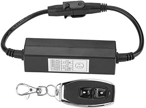 12V DC Motor Actuador Lineal Control Remoto Inalámbrico Interruptor DPDT Adelante Retroceso
