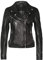 Gipsy Damen Lederjacke PGG W14 LEGV Nieten (3XL, Schwarz)