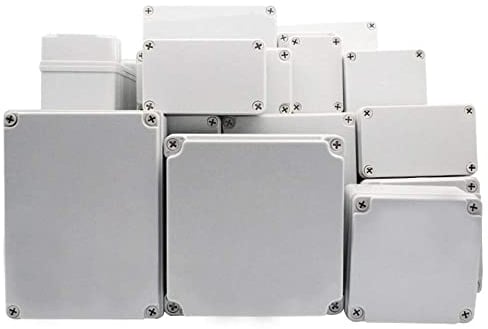 SUPERTOOL Projektbox, ABS-Kunststoffabdeckung, IP67, elektronische Anschlussdose, wasserdichtes Gehäuse, Instrumentenkoffer, Heimwerker (1 Stück, 180 x 80 x 70 mm)