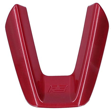 3 Accessories, Lenkradabdeckungen, Lenkrad Abdeckung, Lenkradverkleidung Dekor Aufkleber Streifenleiste Innenleiste Passend für 3 Axela/CX-4/CX-5 (Rot)