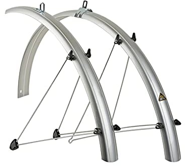 Radschutz Satz Author 28 Zoll Fahrrad Schutzblech Set Kunststoff Silber 37mm