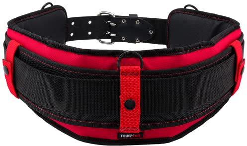 ToughHub Heavy-Duty Padded Tool Belt, Adjustable Base Work Belt for Men(No Pouches) Back Support for Builders, Electricians & Gardeners | Fits All Tool Pouch Systems