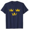 Schweden Sverige Hockey Distressed Vintage T-Shirt