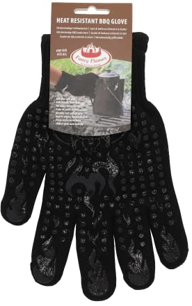 Esschert Design Grill Handschuh hitzebeständig rutschfeste Oberfläche Schutz Grillen Dutch Oven