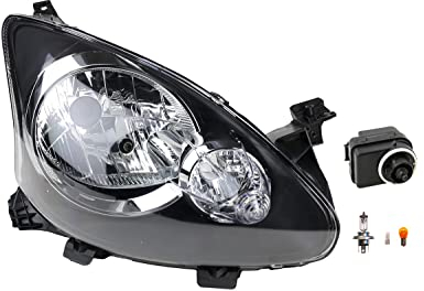 Johns, Scheinwerfer passend für Toyota Aygo B10 07/05- Rechts Leuchtmitt. + Stellmotor