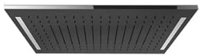 Gessi Colour Verkleidung (Cover) der Kopfbrause 300x500 mm mit Colour, Strahlart Regen, 57881, Farbe: Edelstahl matt gebürstet