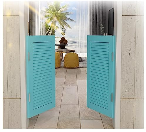Portes Battantes en Bois Massif, Porte De Saloon , porte battante bois, porte western ,Entrée De Café-Bar, Cuisine, Restaurant, Décoration Intérieure, avec Charnières ( Size : W70xH70cm(27.55X27.55in)