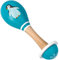 Babyrassel Maracas, Musikinstrument 16 x 5 cm, Musikspielzeug für Kinder ab 6 Monaten - Pinguin - Baby-Rassel aus Holz - Lernspielzeug - Geschenk für ein Kleinkind