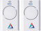 Alisontech 2 x Telecomando XT2 868MHZ SLH 787009 2 Canali Bianco Porte Da Garage Motorizzazione Cancello 3 Anni di Garanzia