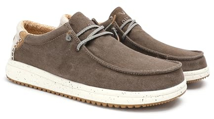 WALK IN PITAS | Nias | Herren Mokassins | Flache Slipper für Männer | Slip on Loafer | Sneakers | Schlupfschuhe | Freizeitschuhe | Walkinpitas Schuhe