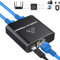 AXFEE Switch Ethernet 2 Porte Gigabit, 1000Mbps LAN RJ45 1 a 2 splitter di rete Gigabit, Sdoppiatore Ethernet, con Cavo USB 3.0 a Type-C, per Computer, Hub, Router, ADSL, TV Digitale, Set-top box