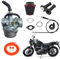 PZ19 - Kit filtro aria carburatore da 19 mm, starter PZ19 con filtro dell'aria da 35 mm per 50 cc, 70 cc, 110 cc, 125 cc, 4 ruote, quad a 4 tempi