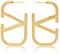 EIHI Ohrringe Damen,Schmuck Ohrringe,Gold Designer Geometrische Buchstabe Ohrringe Große Ohrringe Hypoallergen Hängend Für Frauen Und Mädchen
