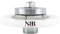 NBB Roue profilée diamantée, fraise foret toupie diamant, Roue de profil diamant, mèche pour profiler carreaux porcelaine céramique granit marbre pierre, pour meuleuse d'angle (Half-Bullnose B5)