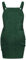 Generisch Jupe longue pour fille et femme enceinte - Jupe d'allaitement fixe - Robe sans manches - Maillot de bain pour femme, vert, XL