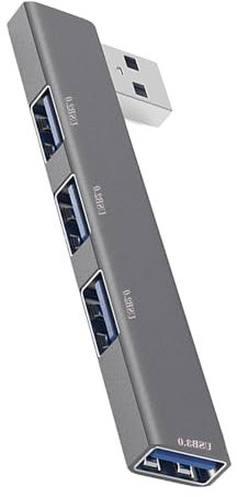 USB Hub - USB 4 Ports Extender | Splitter USB Multiport | Multiple USB 3.0 Hub | USB Extender | Adattatore Di Estensione Del Laptop | Adattatore Di Dispositivi Ad Alta Potenza Per Laptop, Tastiere E M