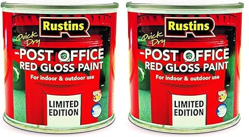 RUSTINS Post Office Red 250ml (Pack of 2)