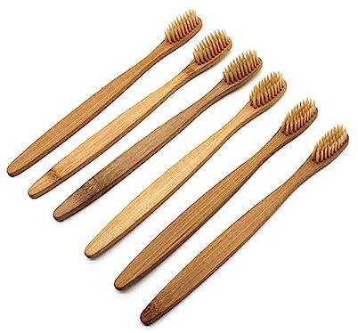 KOMBIUDA 8stücke Bambuszahnbürste Mit Naturborsten Für Mundhygiene Ergonomischem Griff Und Weicher Bürstung Für Reisen Haushalt Und Hotel Nachhaltige Zahnbürste Aus Holz