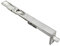 Supreme Heavy Duty Flush Bolt - Door Bolt for French & Double Doors 100/150/200mm Brass/Chrome/Satin (100mm, Chrome)