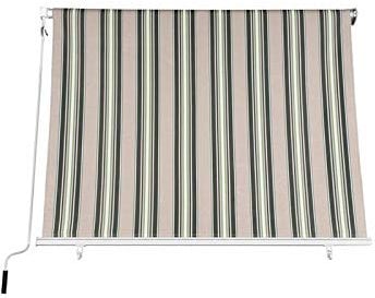 Tenda da Sole a caduta misure 200x250H cm colore Verde/Beige - Tessuto 280gr/mq