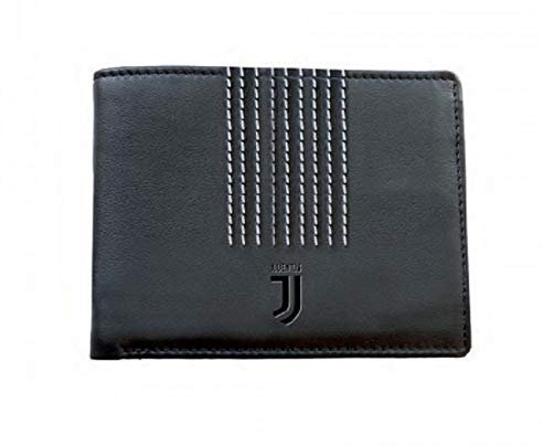 JUVENTUS Geldbörse aus Leder: Schwarz, Mehr als eins, Unisex, Herren, Geldbörse, 131309 Juve