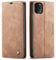 QLTYPRI Hülle für iPhone 11 Pro Max, Vintage Dünne Handyhülle mit Kartenfach Geld Slot Ständer PU Ledertasche TPU Bumper Wallet Case Flip Schutzhülle Kompatibel mit iPhone 11 Pro Max - Braun