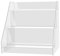 Danieli Espositore a Scaletta in Acrilico SCL001 | Scaletta Trasparente in Acrilico | Espositore da Banco in Acrilico cm 30,5 x 24 x 30 | Gradini 30 x 7 cm |