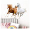 Little Deco Wandaufkleber Pferde I L - 80 x 56 cm (BxH) I Wandsticker Pony Wandtattoo Mädchen Kinderzimmer Deko Bild Sticker Ross Aufkleber Rösser DL475