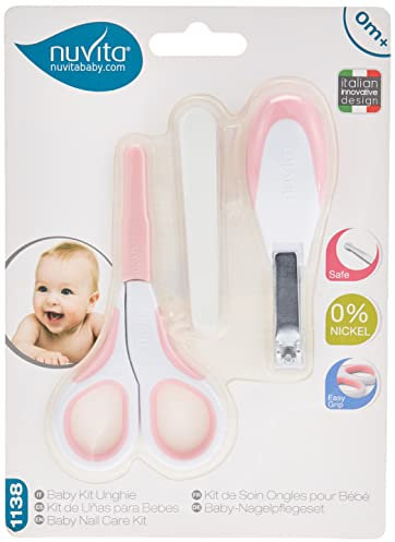 Nuvita 1138 Baby Kit Unghie senza Bpa - Pink