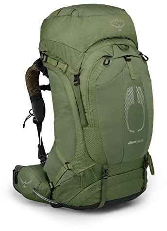 Osprey Herren Atmos Ag 65l Men's Backpacking Backpack Rucksack, Mythisches Grün, Small/Medium