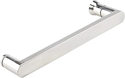 MOBEBI Handle Door Hardware Single Shower Glass Door Handle Pull Replacement Parts,Bathroom Door Knobs for Shower Enclosures Screen Internal/External Towel Bar (Size : 400mm) (Color : 440mm)