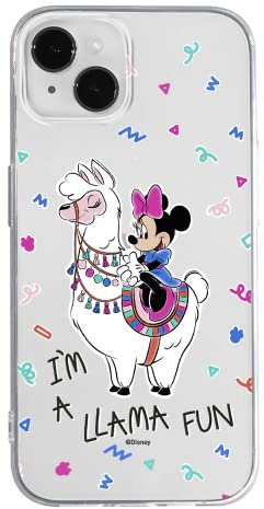 ERT GROUP Handyhülle für Apple iPhone 14 Original und offiziell Lizenziertes Disney Muster Minnie 049 optimal an die Form des Handy angepasst, teilweise transparent