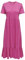 ONLY Onlmay Life S/S Peplum Calf Dressbox Jrs Maxi Abito, Rosa Lampone, L Donna