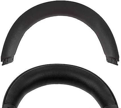 Geekria - Almohadilla para auriculares inalámbricos Microsoft Xbox, pieza de reparación de repuesto (negro)